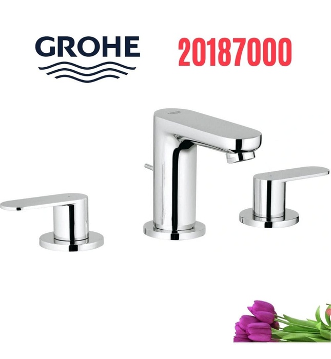 Vòi lavabo nóng lạnh 3 chân gắn chậu GROHE 20187000