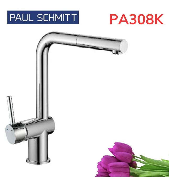 Vòi Bếp Dây Rút Nóng Lạnh Paul Schmitt PA308K