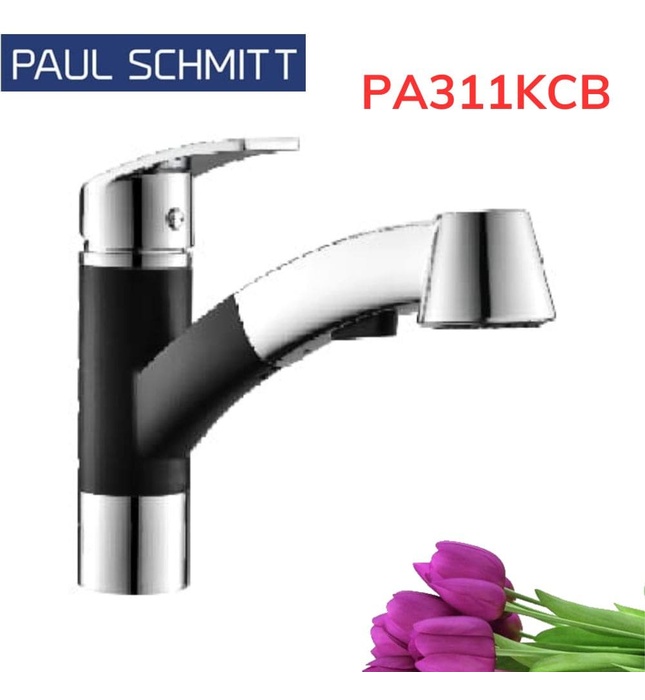 Vòi Bếp Dây Rút Nóng Lạnh Paulschmitt PA311KCB