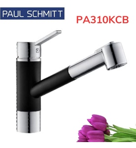 Vòi Bếp Dây Rút Nóng Lạnh Paulschmitt PA310KCB