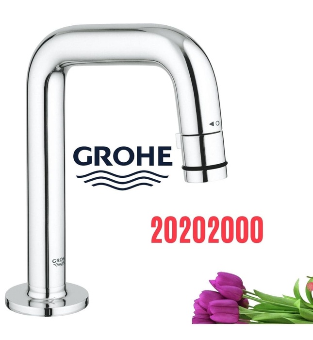 Vòi lavabo nóng lạnh 1 chân gắn chậu Grohe 20202000