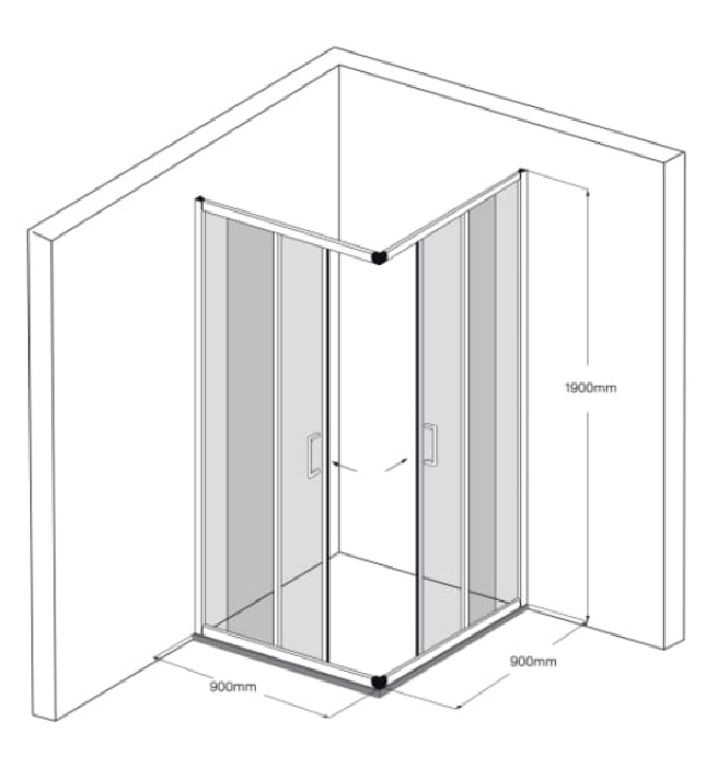 Phòng Tắm Kính FENDI FKG-1X4