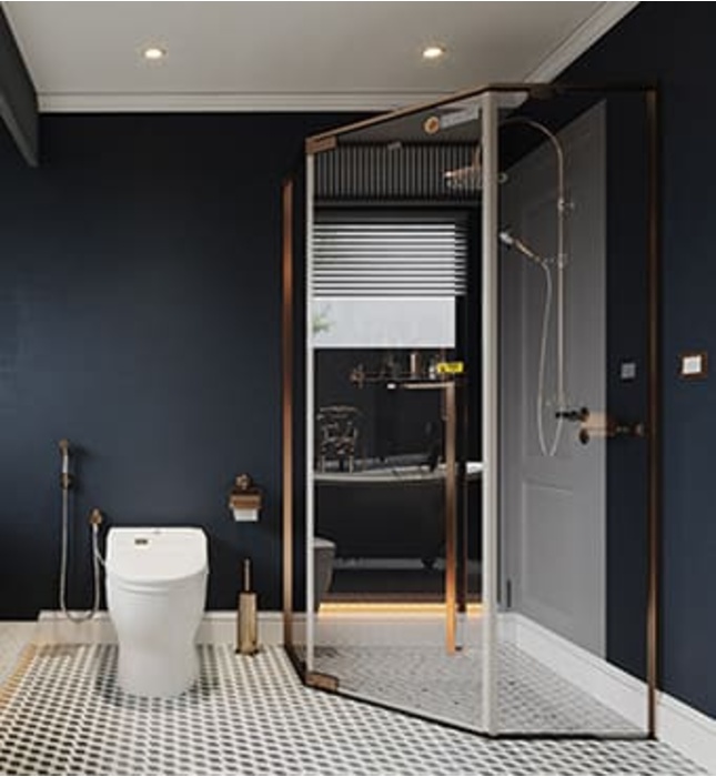 Phòng Tắm Kính FENDI FMV-1X3G