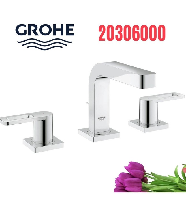 Vòi Lavabo Nóng Lạnh 3 Chân Gắn Chậu Grohe 20306000