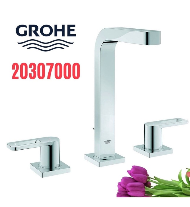 Vòi lavabo nóng lạnh 3 chân gắn chậu GROHE 20307000