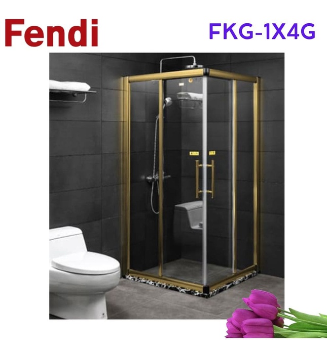 Phòng Tắm Kính Màu Vàng FENDI FKG-1X4G