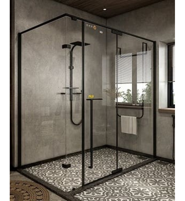 Phòng Tắm Kính Màu Đen FENDI FMG-2X4B