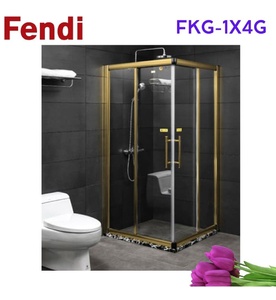 Phòng Tắm Kính Màu Vàng FENDI FDG-2X4 