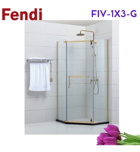 Phòng Tắm Kính Màu Vàng FENDI FIV-1X3-G