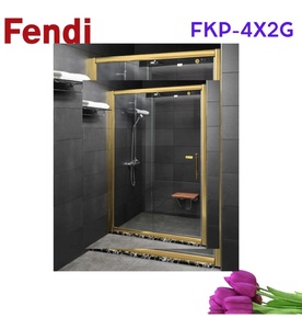 Phòng Tắm Kính Màu Vàng FENDI FKP-4X2G