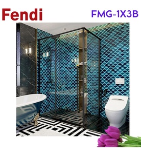 Phòng Tắm Kính Màu Đen FENDI FMG-1X3B