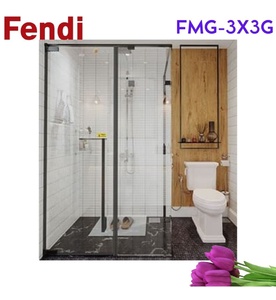 Phòng Tắm Kính Màu Vàng FENDI FMG-3X3G