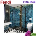 Phòng Tắm Kính Màu Đen FENDI FMG-1X3B