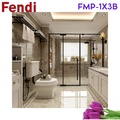 Phòng Tắm Kính Màu Đen FENDI FMP-1X3B