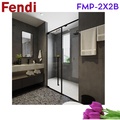 Phòng Tắm Kính Màu Đen FENDI FMP-2X2B