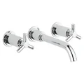 Vòi lavabo nóng lạnh 3 chân gắn tường Grohe 20387000
