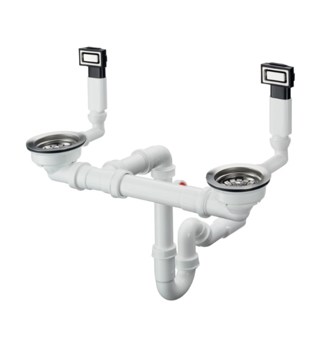 Xi phông chậu rửa bát đôi Hansgrohe 43923009