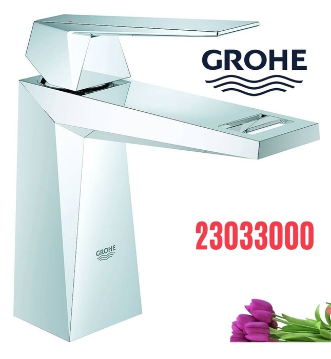 Vòi Lavabo Nóng Lạnh 1 Chân Gắn Chậu Thấp Grohe 23033000
