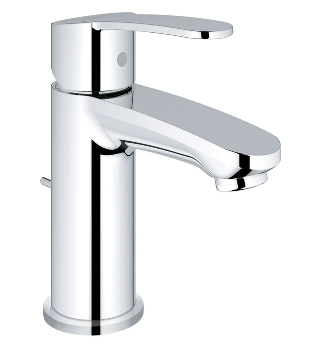 Vòi lavabo nóng lạnh 1 chân thấp gắn chậu GROHE 23037002
