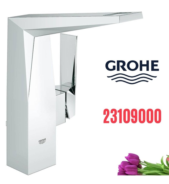 Vòi rửa nóng lạnh 1 chân thấp gắn chậu Allure Brilliant GROHE 23109000