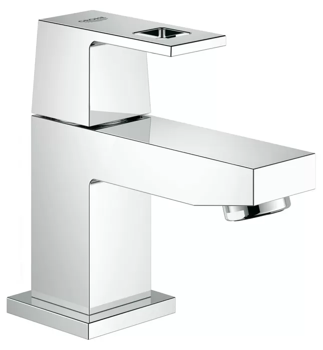 Vòi lavavo nóng lạnh vuông 1 chân thấp gắn chậu GROHE 23137000