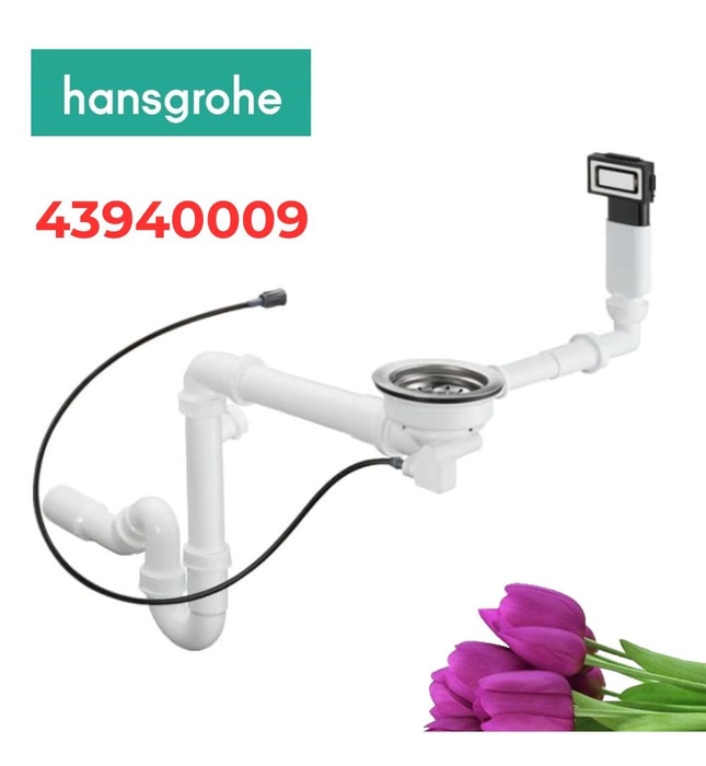 Xi phông chậu rửa bát Hansgrohe 43940009