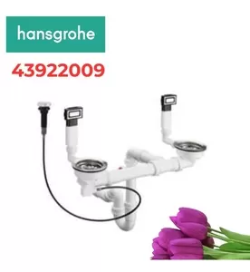 Xi phông chậu rửa bát Hansgrohe 43922009
