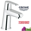 Vòi lavabo nóng lạnh 1 chân thấp gắn chậu Grohe 23051002