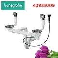 Xi phông chậu rửa bát đôi Hansgrohe 43933009