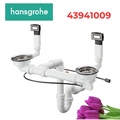 Xi phông chậu rửa bát đôi Hansgrohe 43942009