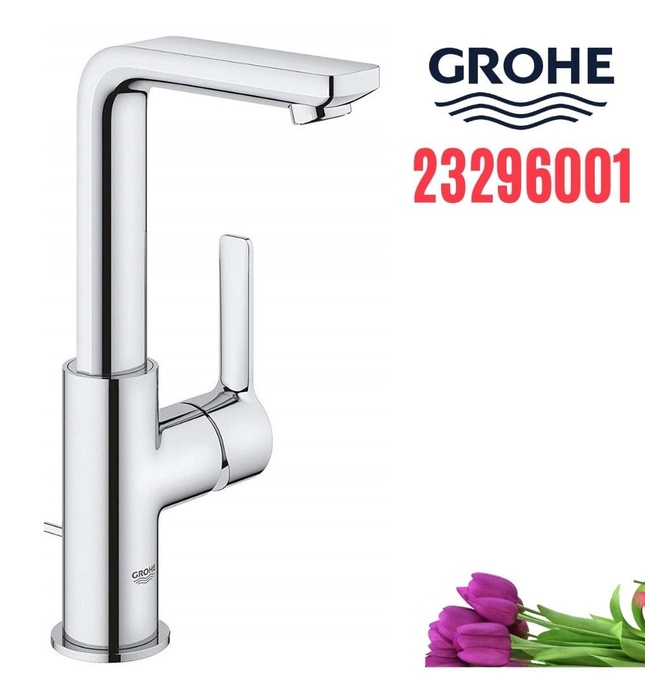 Vòi lavabo nóng lạnh 1 chân gắn chậu Grohe 23296001