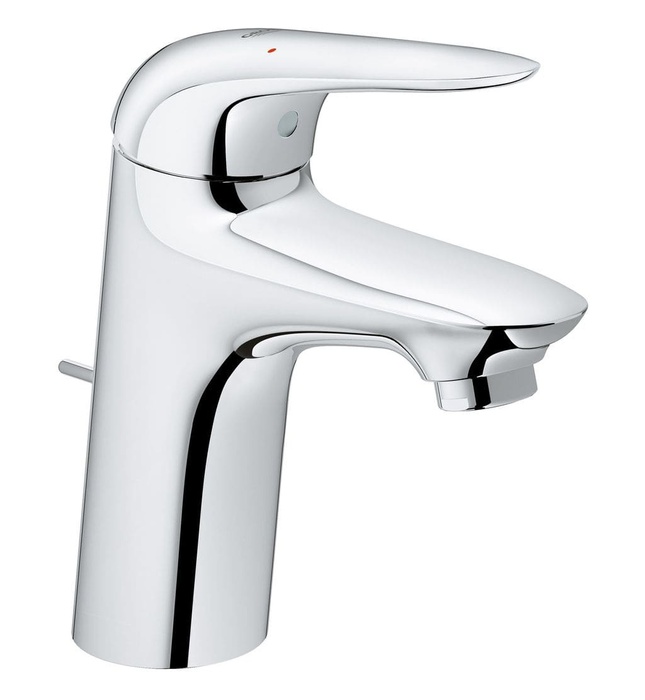 Vòi lavabo nóng lạnh 1 chân thấp gắn chậu GROHE 23374003