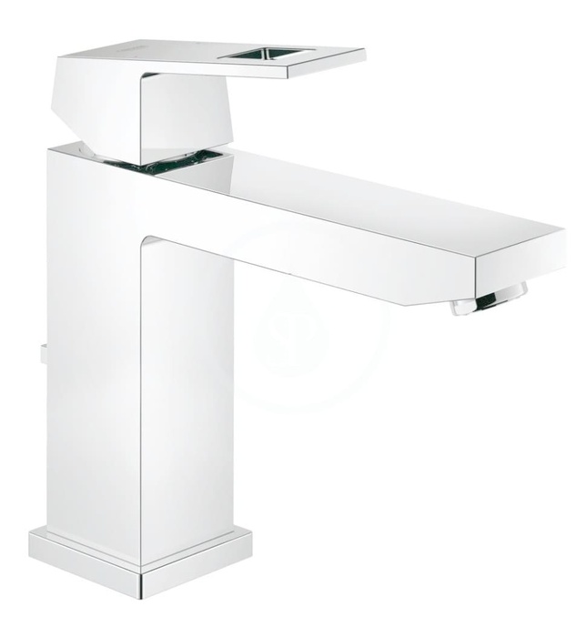 Vòi lavabo nóng lạnh 1 chân vuông thấp gắn chậu Grohe 23445000