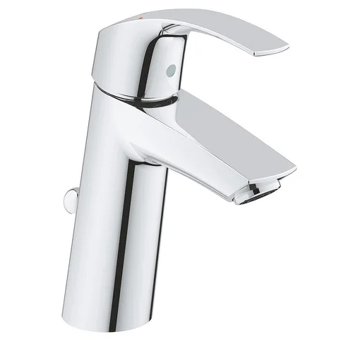 Vòi lavabo nóng lạnh 1 chân thấp gắn chậu GROHE 23322001