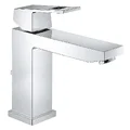 Vòi lavabo nóng lạnh 1 chân vuông thấp gắn chậu Grohe 23445000