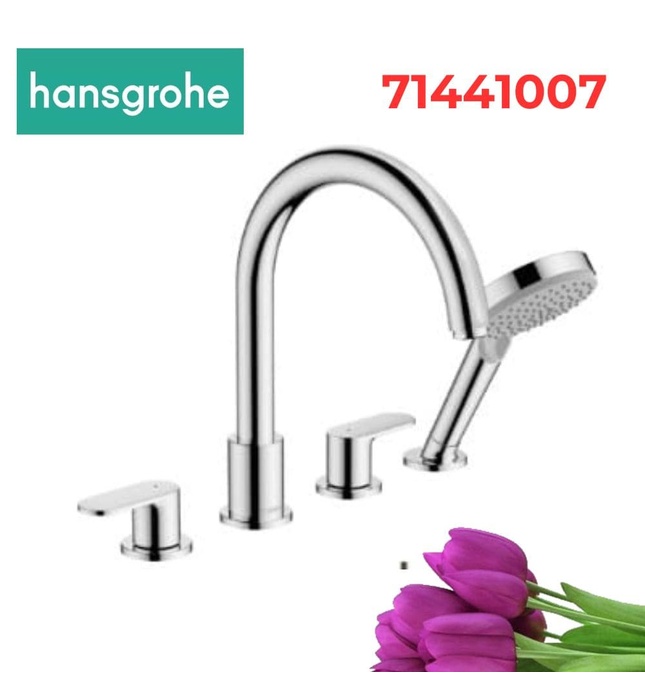 BỘ TRỘN BỒN TẮM 4 Lỗ HANSGROHE 71441007