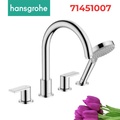 BỘ TRỘN BỒN TẮM 4 Lỗ HANSGROHE 71451007