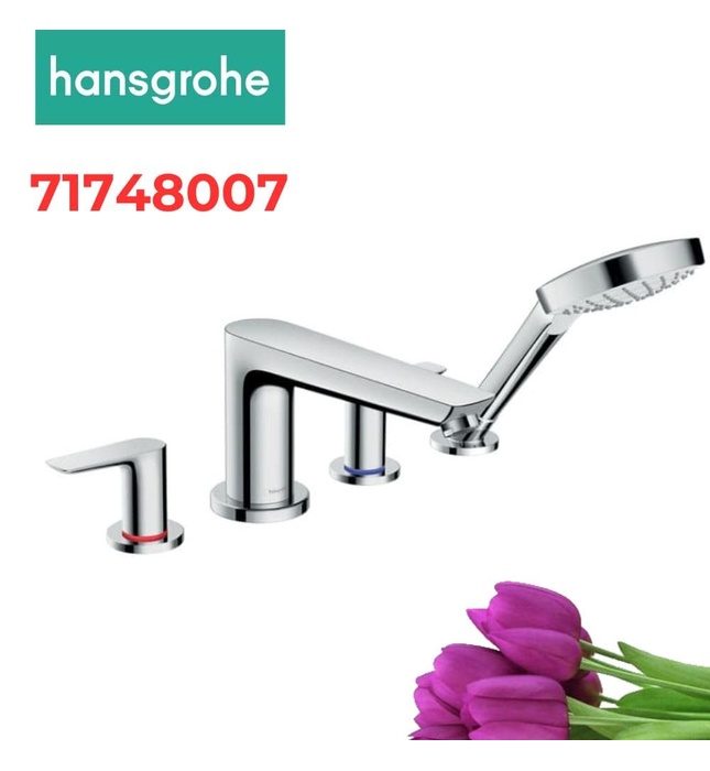 BỘ TRỘN BỒN TẮM 4 Lỗ HANSGROHE 71748007