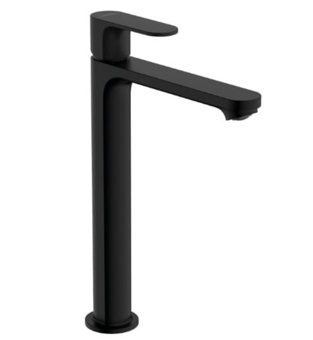 Vòi chậu 1 lỗ màu đen cao Hansgrohe 72523677