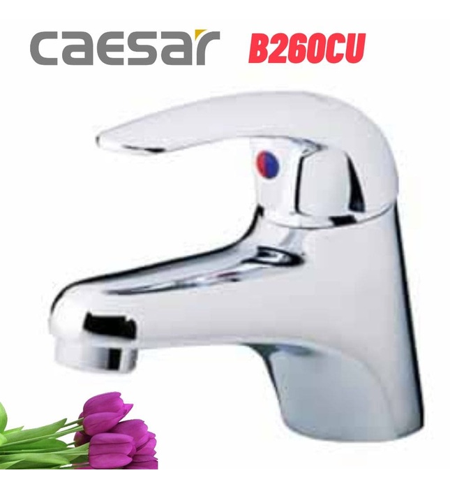 Vòi Lavabo Nóng Lạnh 1 Chân Caesar B260CU