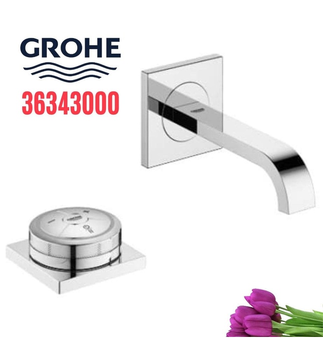 Vòi chậu nóng lạnh 2 chân gắn tường Grohe 36343000