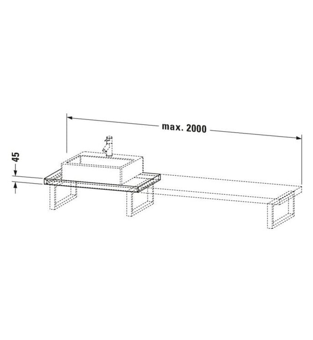 Chậu Rửa Lavabo Có Điều Khiển Duravit BR100C03535