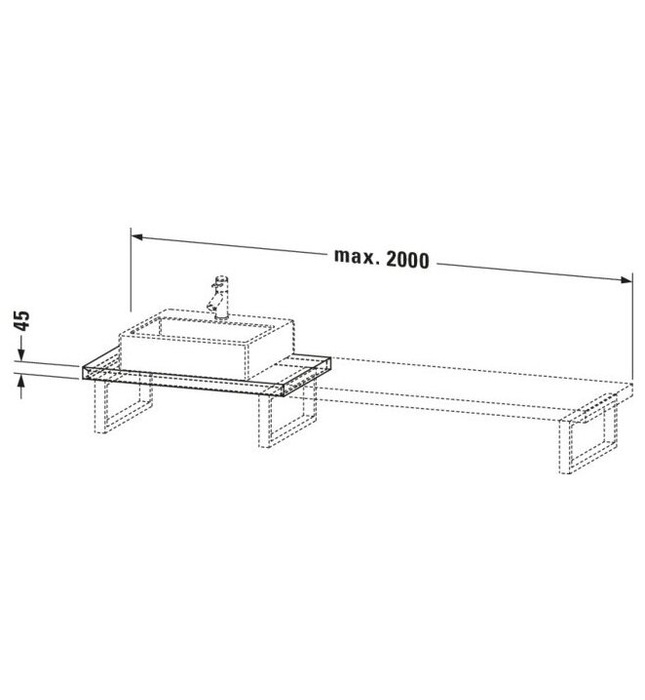 Chậu Rửa Lavabo Có Điều Khiển Duravit BR100C05353