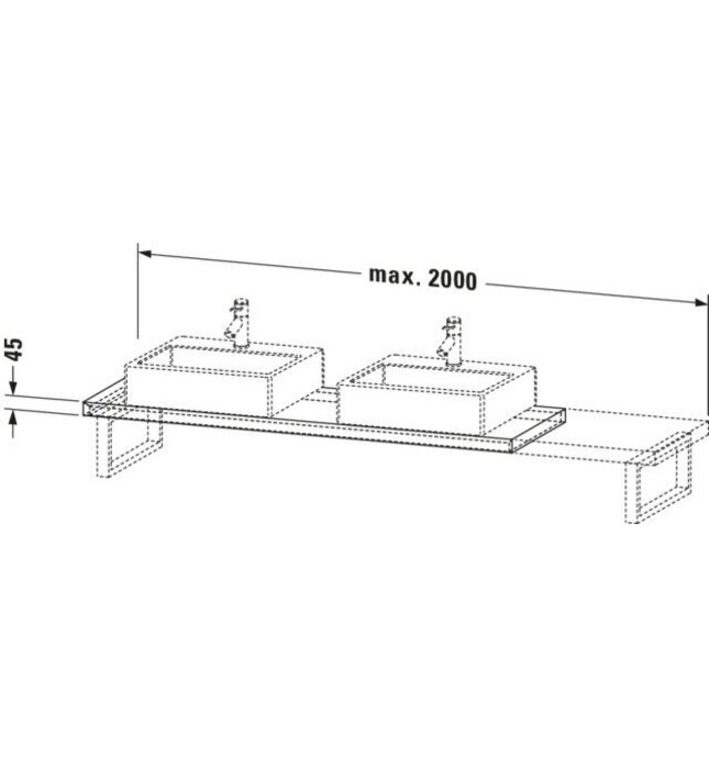 Chậu Rửa Lavabo Có Điều Khiển Duravit BR101C00707
