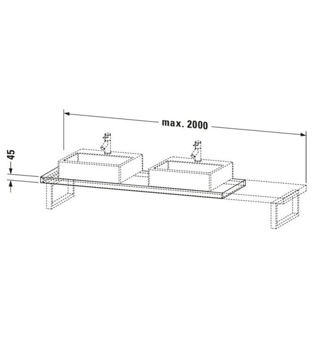 Chậu Rửa Lavabo Có Điều Khiển Duravit BR101C03535