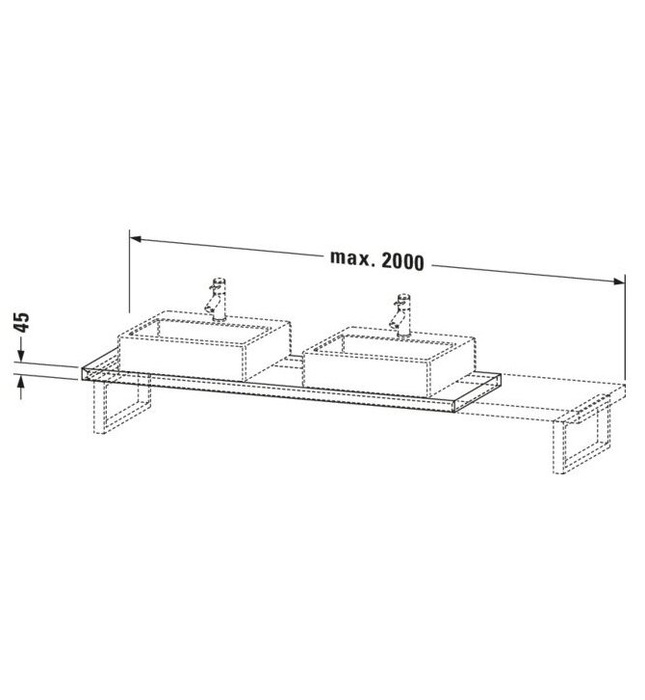 Chậu Rửa Lavabo Có Điều Khiển Duravit BR101C05353