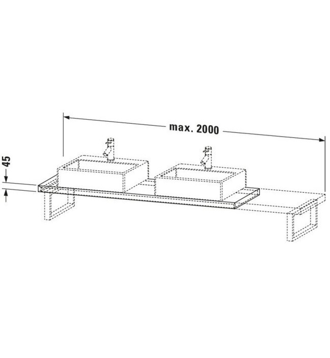 Chậu Rửa Lavabo Có Điều Khiển Duravit BR101C07575