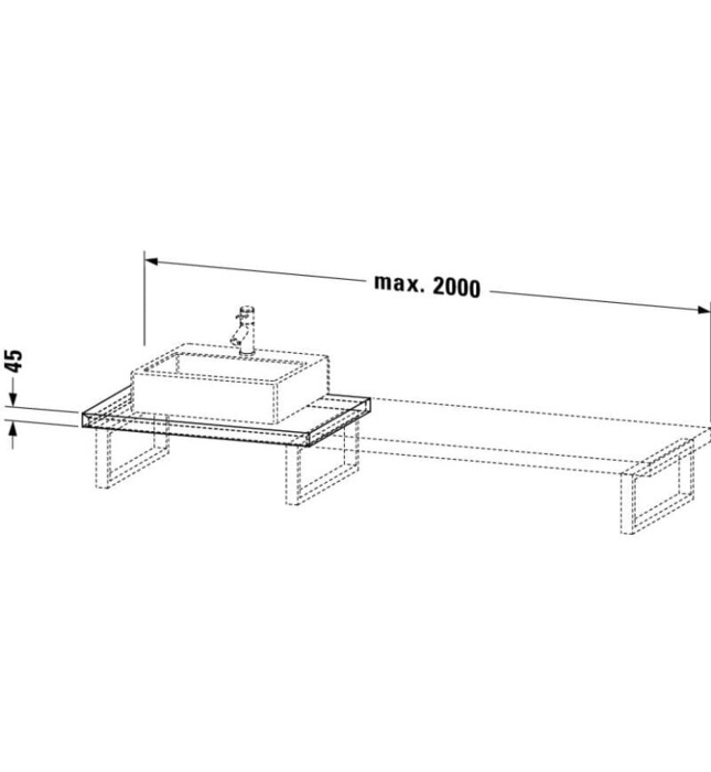 Chậu Rửa Lavabo Có Điều Khiển Duravit BR103C00707