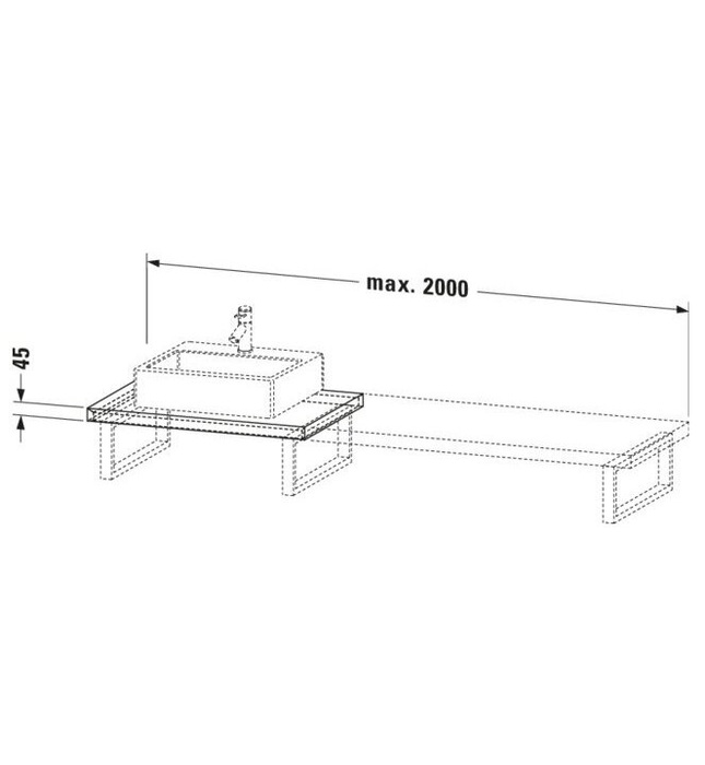 Chậu Rửa Lavabo Có Điều Khiển Duravit BR103C04343