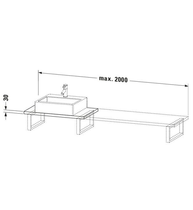 Chậu Rửa Lavabo Có Điều Khiển Duravit BR104C02222